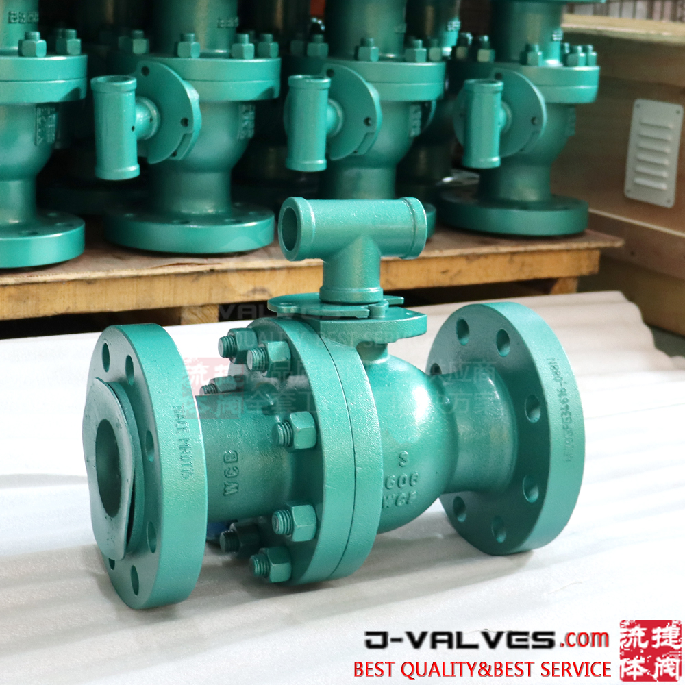 3inch 600# API6D Cast Steel Full Bore Flange Ball Valve 