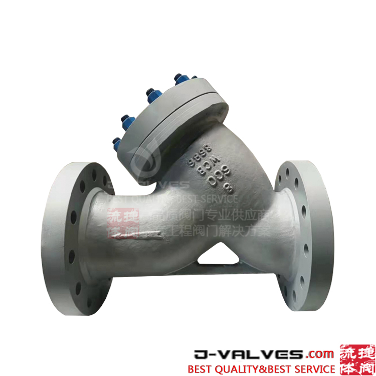 Class600 Carbon Steel A216 WCB Flange RF Type Y-Strainer