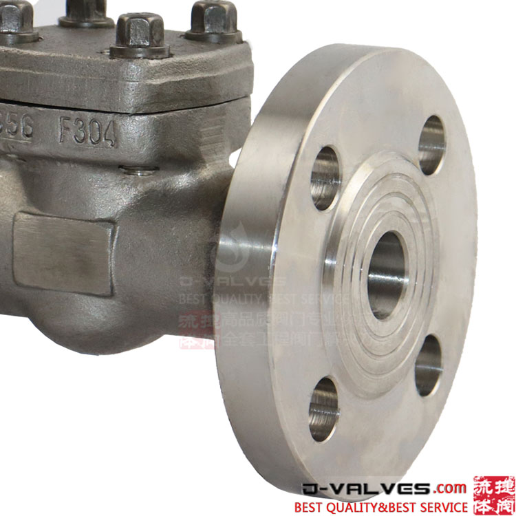 Swing Type 800# F304 Foregd Stainless Steel Flange Check Valve