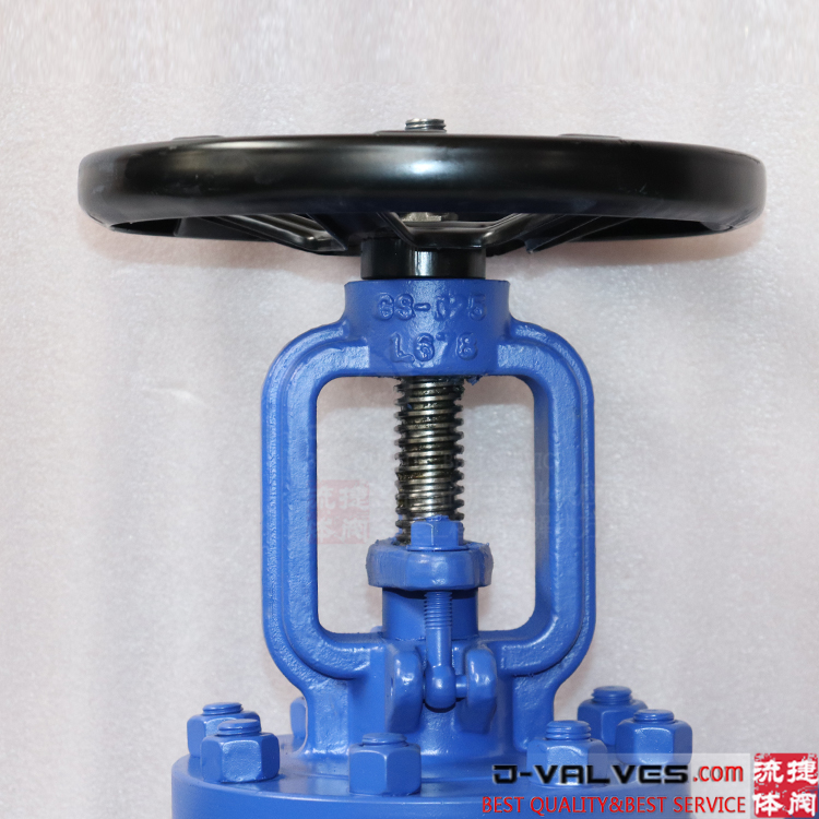 DIN DN100 PN40 GS-C25 carbon steel flange globe valve