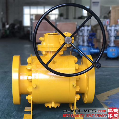 API6D Mounting Trunnion Ball Valve