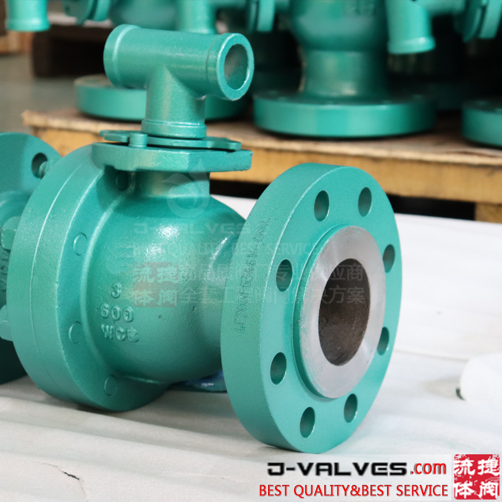 3inch 600# API6D Cast Steel Full Bore Flange Ball Valve 