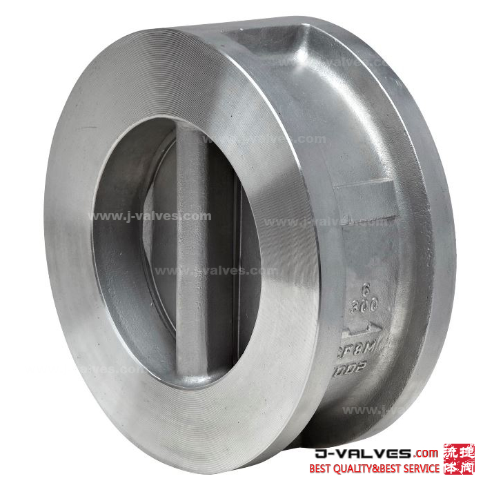 12inch 300lb Stainless Steel CF8 Double Flap Wafer Check Valve
