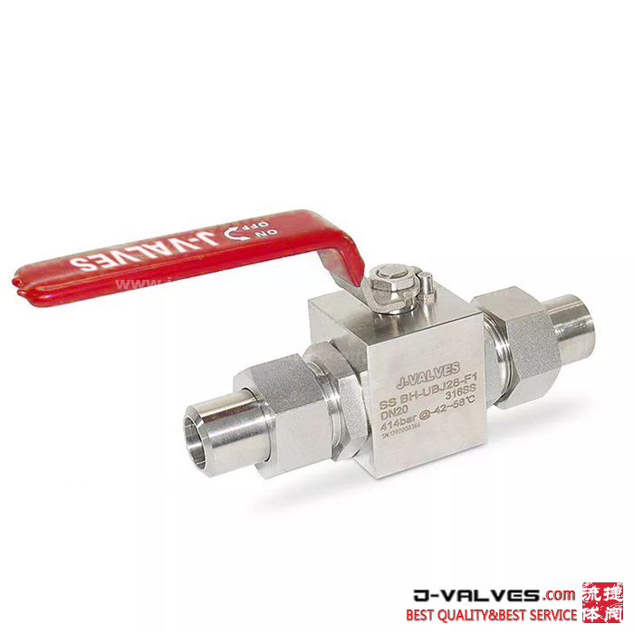 Union Ferrule Stainless Steel Hydraulic Ball Valve