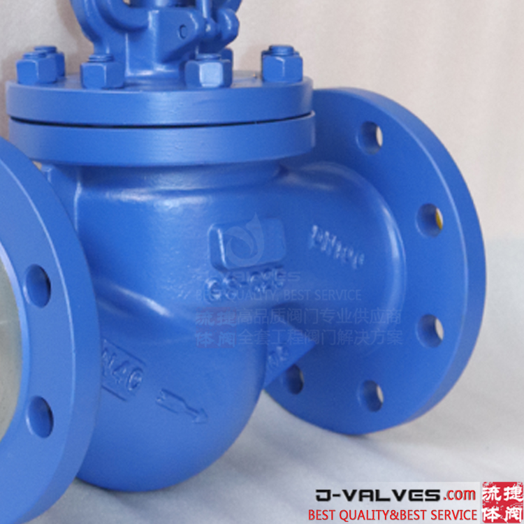 DIN DN100 PN40 GS-C25 carbon steel flange globe valve