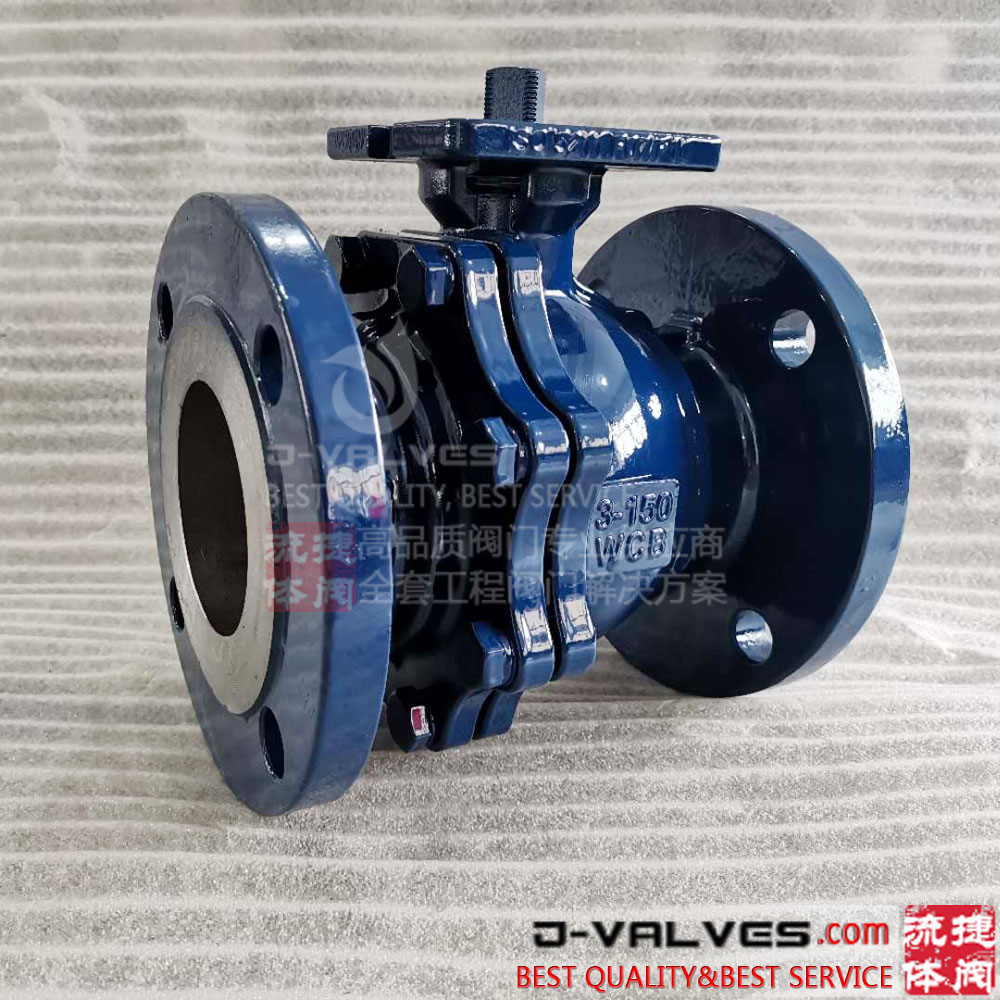 API 6D Flanged Cast Steel Floating Ball Valve