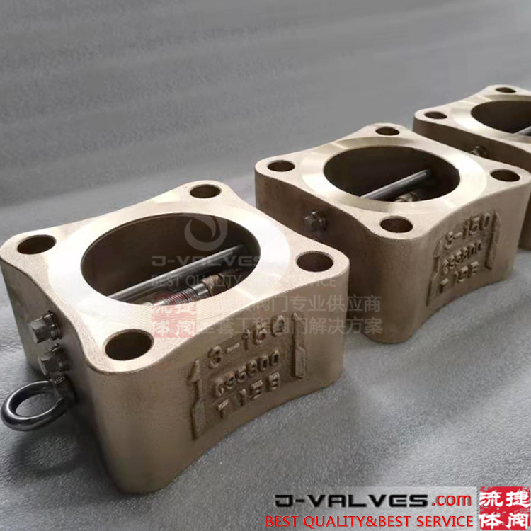 API Standard Bronze C95800 150LB Wafer Type Double Disc Check Valve