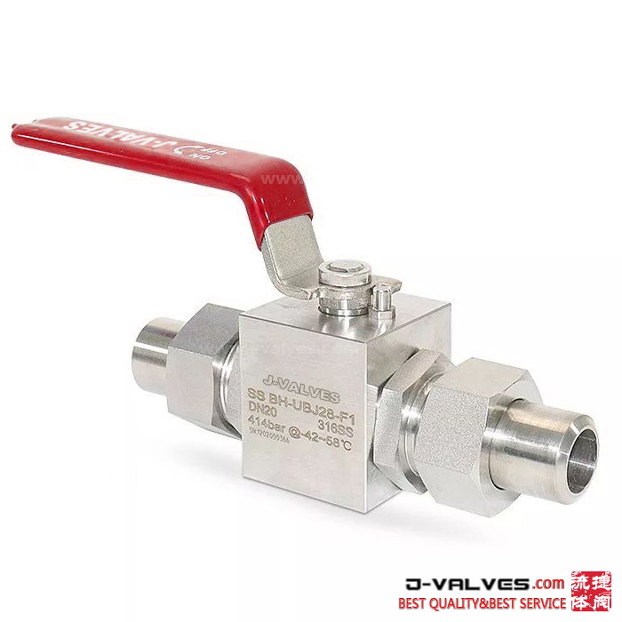 Union Ferrule Stainless Steel Hydraulic Ball Valve from China