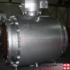 API 6D Stainless Steel Trunnion Flanged Ball Valve with Gear Operation