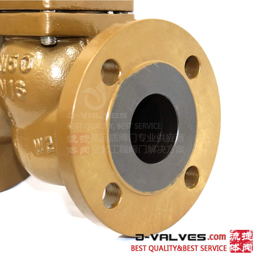 DIN DN50 PN16 A216 WCB carbon steel flange globe valve