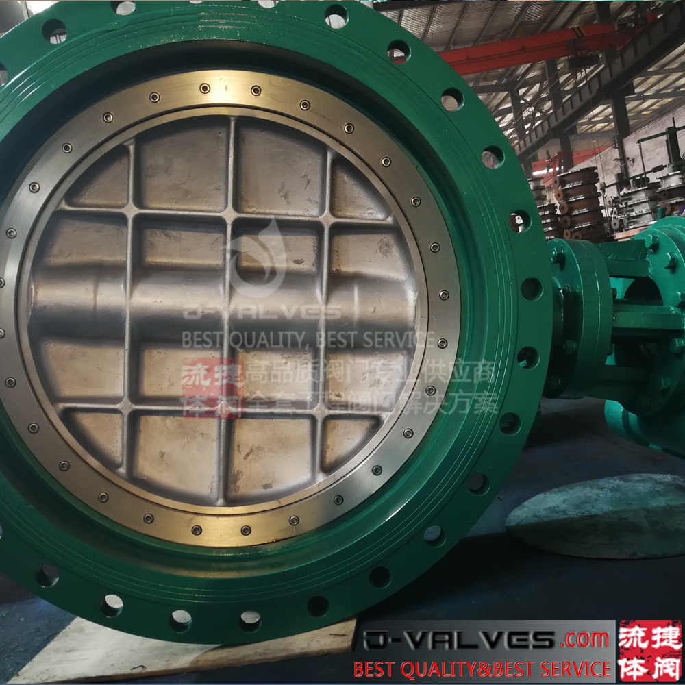 Cast Steel Flanged Eccentric Butterfly Valve