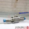 Stainless Steel Sock Weld Type Floating Ball Valve with Lengthened Welding